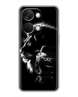 Чехол для OnePlus Nord 3 5G с картинкой «BMW и лев» Чехол для OnePlus Nord 3 5G с картинкой «BMW и лев»