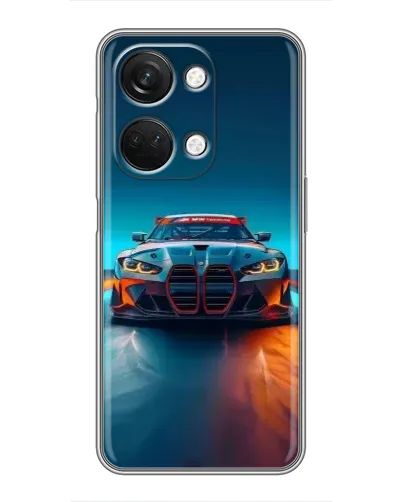 Чехол для OnePlus Nord 3 5G с картинкой «BMW — огни неона» Чехол для OnePlus Nord 3 5G с картинкой «BMW — огни неона»