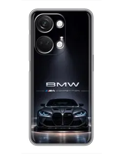 Чехол для OnePlus Nord 3 5G с картинкой «BMW сквозь ночной город» Чехол для OnePlus Nord 3 5G с картинкой «BMW сквозь ночной город»