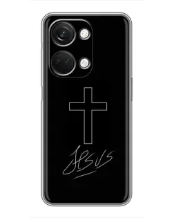 Чехол для OnePlus Nord 3 5G с картинкой «Графический крест Jesus»