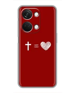 Чехол для OnePlus Nord 3 5G с картинкой «Уравнение любви»