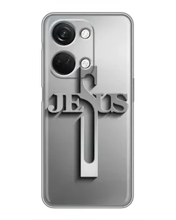 Чехол для OnePlus Nord 3 5G с картинкой «Металлический крест Jesus»