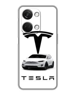 Чехол для OnePlus Nord 3 5G с картинкой «Tesla White Style»
