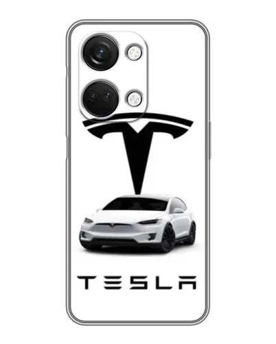 Чехол для OnePlus Nord 3 5G с картинкой «Tesla White Style»