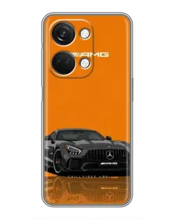 Чехол для OnePlus Nord 3 5G с картинкой «Оранжевый Mercedes AMG»