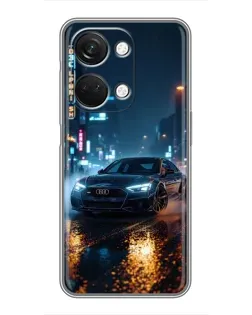Чехол для OnePlus Nord 3 5G с картинкой «Ночной город и Audi» Чехол для OnePlus Nord 3 5G с картинкой «Ночной город и Audi»