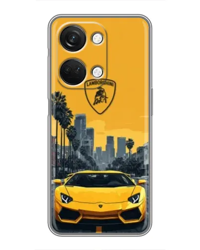 Чехол для OnePlus Nord 3 5G с картинкой «Желтый Lamborghini город» Чехол для OnePlus Nord 3 5G с картинкой «Желтый Lamborghini город»