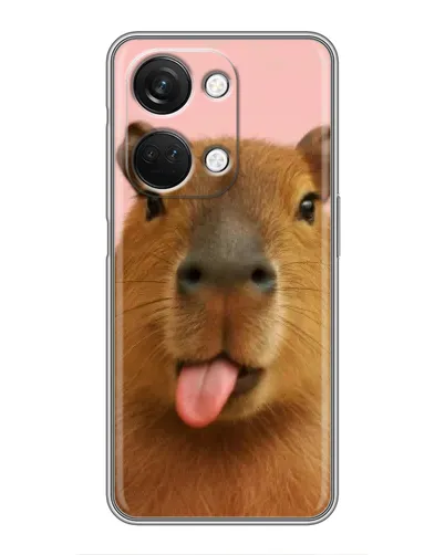 Чехол для OnePlus Nord 3 5G с картинкой «Капибара с языком»