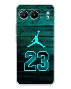 Чехол для OnePlus Nord 4 с картинкой «Jordan Cyan 23»