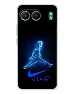 Чехол для OnePlus Nord 4 с картинкой «Jordan Neon Blue»