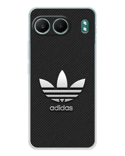 Чехол для OnePlus Nord 4 с картинкой «Adidas Карбоновая текстура»