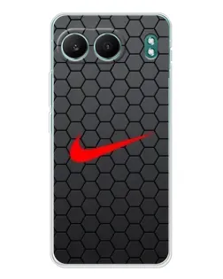 Чехол для OnePlus Nord 4 с картинкой «Nike — карбоновая сетка» Чехол для OnePlus Nord 4 с картинкой «Nike — карбоновая сетка»