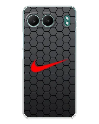 Чехол для OnePlus Nord 4 с картинкой «Nike — карбоновая сетка»