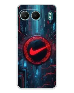 Чехол для OnePlus Nord 4 с картинкой «Техногенный стиль Nike»