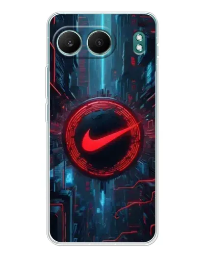Чехол для OnePlus Nord 4 с картинкой «Техногенный стиль Nike»