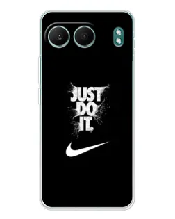 Чехол для OnePlus Nord 4 с картинкой «Текстовый принт Nike»