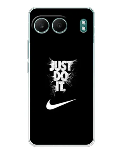 Чехол для OnePlus Nord 4 с картинкой «Текстовый принт Nike»