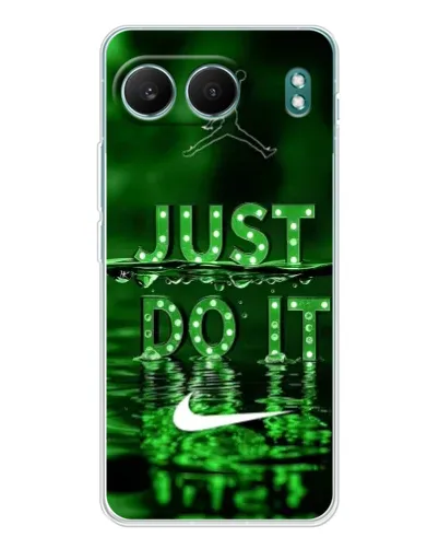 Чехол для OnePlus Nord 4 с картинкой «Зеленый неоновый Nike»