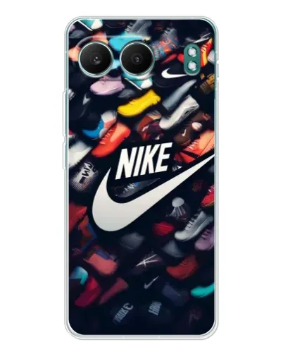 Чехол для OnePlus Nord 4 с картинкой «Коллекция кроссовок Nike»