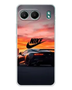 Чехол для OnePlus Nord 4 с картинкой «Nike и суперкар»