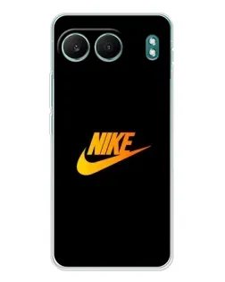 Чехол для OnePlus Nord 4 с картинкой «Золотой логотип Nike»