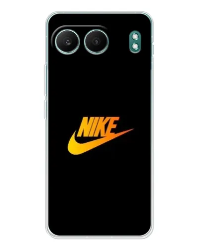 Чехол для OnePlus Nord 4 с картинкой «Золотой логотип Nike»