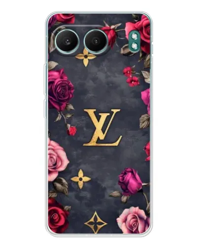 Чехол для OnePlus Nord 4 с картинкой «Цветочный Louis Vuitton»