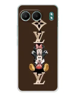 Чехол для OnePlus Nord 4 с картинкой «LV и Микки Маус»