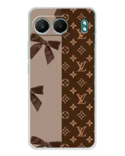 Чехол для OnePlus Nord 4 с картинкой «Louis Vuitton — банты»