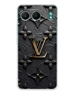Чехол для OnePlus Nord 4 с картинкой «Кожаная текстура LV»