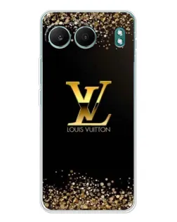 Чехол для OnePlus Nord 4 с картинкой «LV — золотые искры»