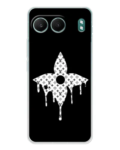 Чехол для OnePlus Nord 4 с картинкой «Цветочная монограмма»