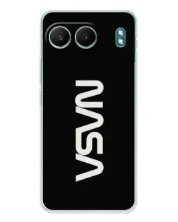Чехол для OnePlus Nord 4 с картинкой «NASA — вертикальный логотип»