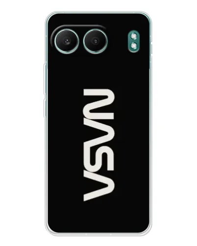 Чехол для OnePlus Nord 4 с картинкой «NASA — вертикальный логотип»
