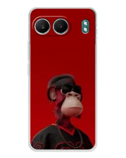 Чехол для OnePlus Nord 4 с картинкой «Bored Ape в красном» Чехол для OnePlus Nord 4 с картинкой «Bored Ape в красном»