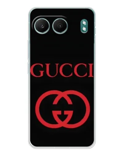 Чехол для OnePlus Nord 4 с картинкой «Gucci — красный логотип»