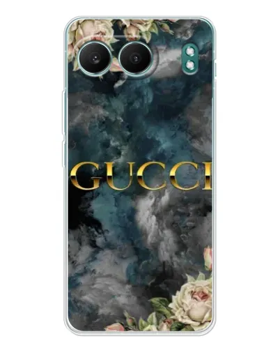 Чехол для OnePlus Nord 4 с картинкой «Абстрактные цветы Gucci»