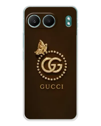 Чехол для OnePlus Nord 4 с картинкой «Gucci — золотая бабочка»