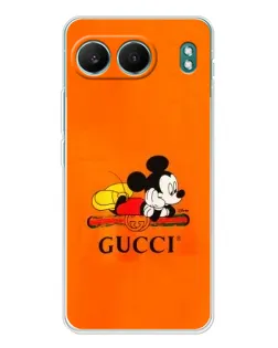 Чохол для OnePlus Nord 4 з картинкою «Міккі Маус Gucci — помаранч» Чохол для OnePlus Nord 4 з картинкою «Міккі Маус Gucci — помаранч»