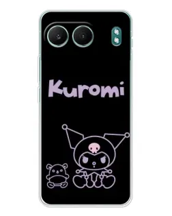 Чохол для OnePlus Nord 4 з картинкою «Kuromi — чорний мінімалізм» Чохол для OnePlus Nord 4 з картинкою «Kuromi — чорний мінімалізм»