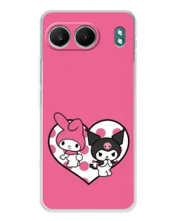 Чохол для OnePlus Nord 4 з картинкою «Kuromi та My Melody» Чохол для OnePlus Nord 4 з картинкою «Kuromi та My Melody»