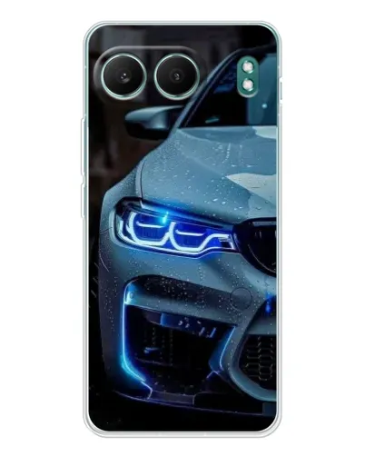 Чехол для OnePlus Nord 4 с картинкой «Взгляд BMW с синими фарами»