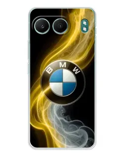 Чехол для OnePlus Nord 4 с картинкой «Золотистый дым BMW»