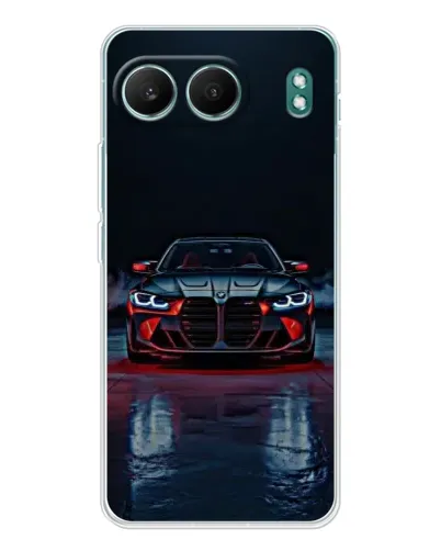 Чехол для OnePlus Nord 4 с картинкой «BMW на мокрой дороге»