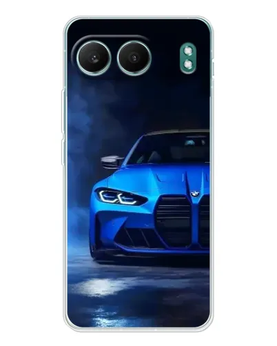 Чехол для OnePlus Nord 4 с картинкой «Голубая BMW M4»