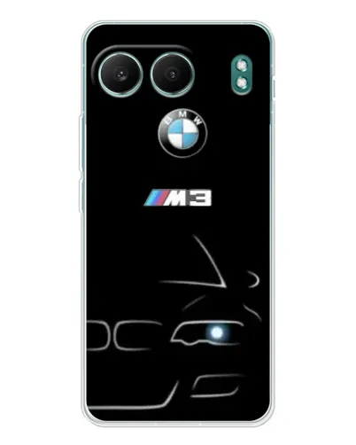 Чехол для OnePlus Nord 4 с картинкой «Минималистичный принт BMW M3»