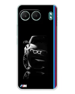 Чехол для OnePlus Nord 4 с картинкой «Силуэт BMW в темноте»