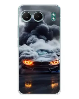 Чехол для OnePlus Nord 4 с картинкой «BMW в дыму»