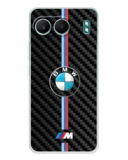 Чехол для OnePlus Nord 4 с картинкой «Эмблема BMW и карбон»