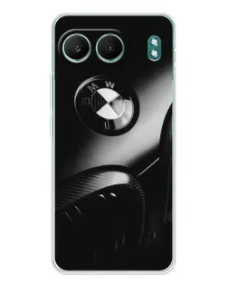 Чехол для OnePlus Nord 4 с картинкой «Эмблема BMW — макро»